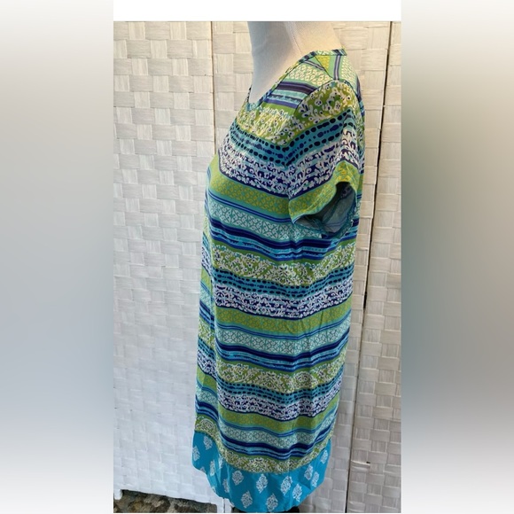 LANDS END SWIM SCUBA BLUE DRESS L - Picture 7 of 14